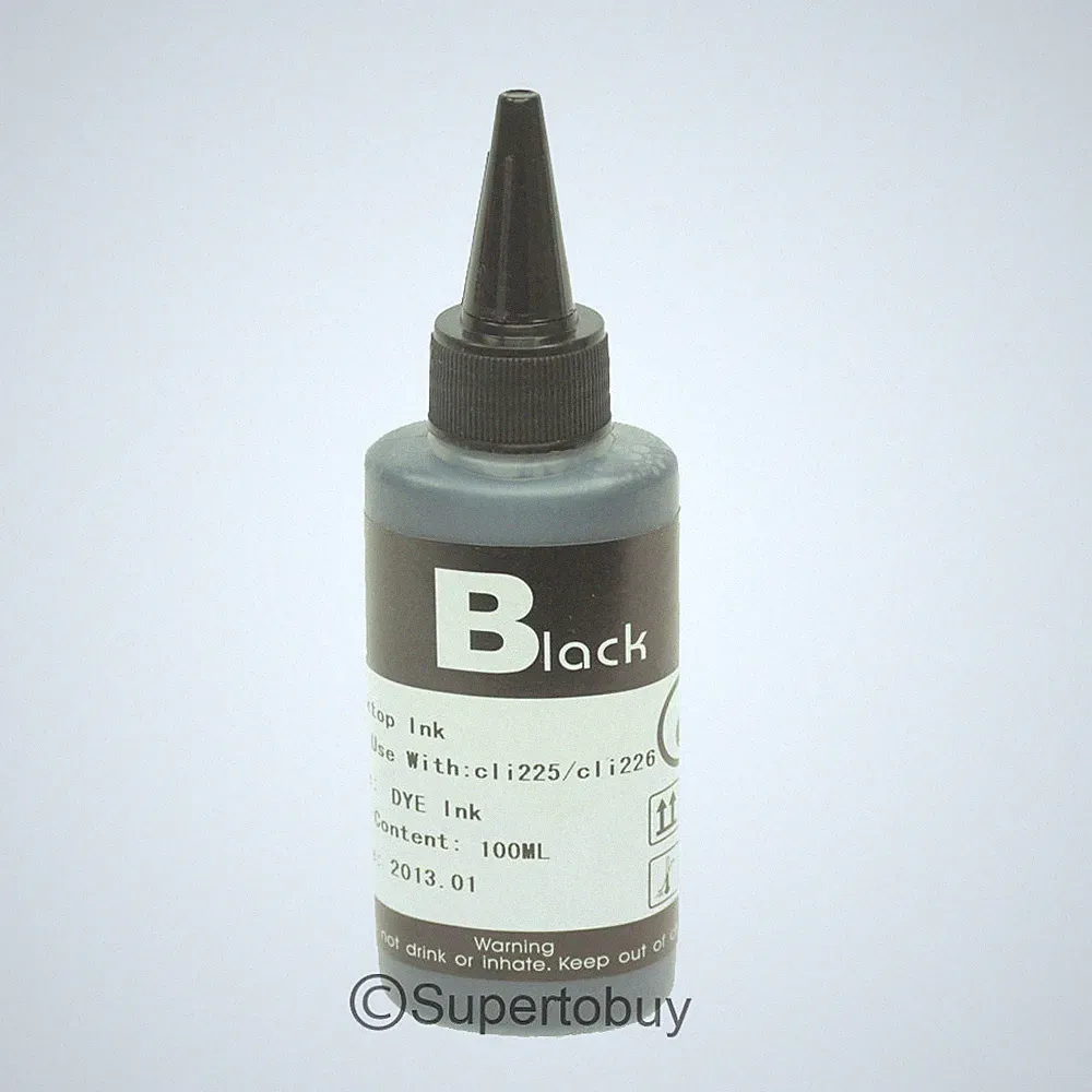 100ML Photo Black Refill INK Bottles For CANON PRO 9000 MARK II CISS CIS
