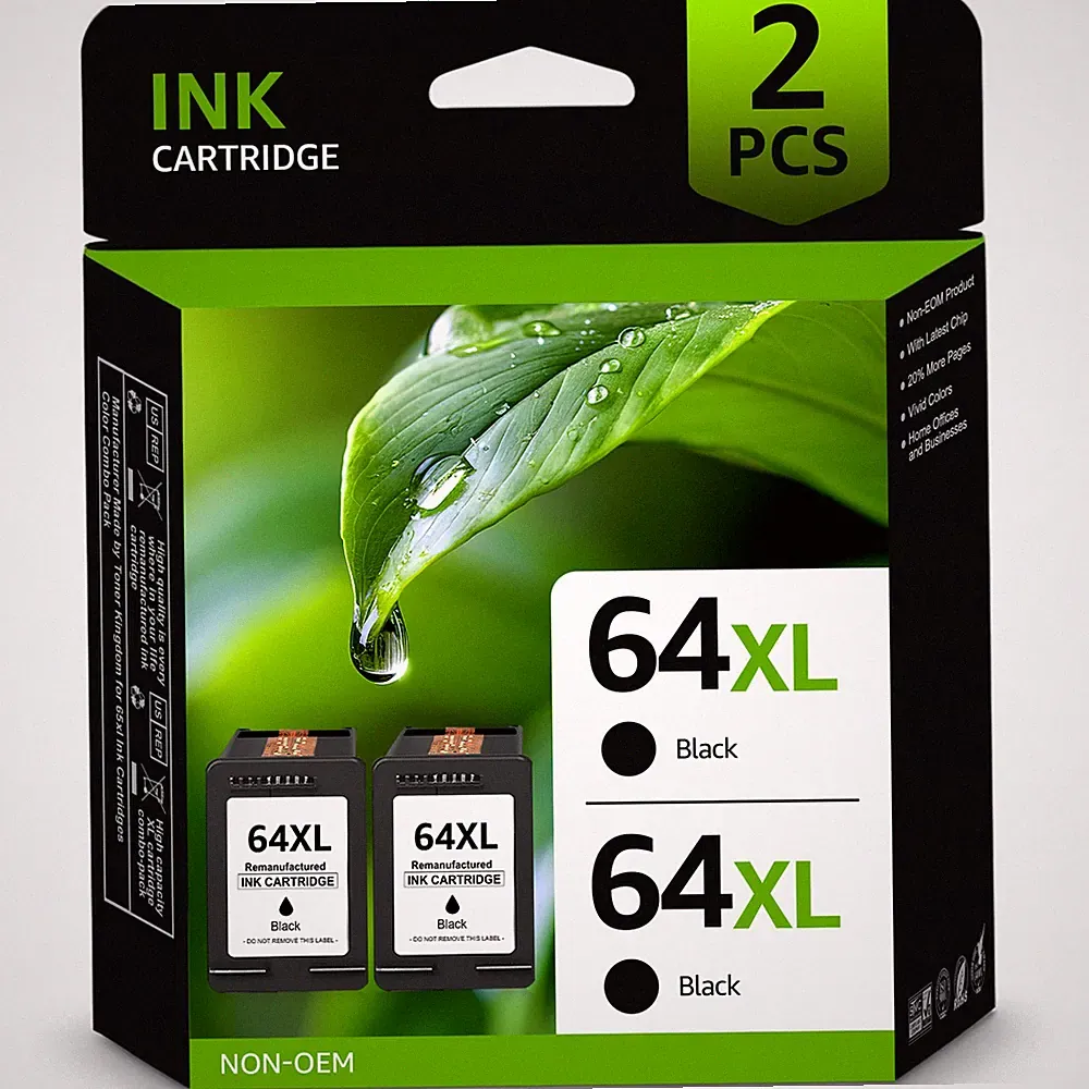 64 XL Ink Cartridge for HP 64XL ENVY 5542 6255 6258 7130 7132 7164 7830 7855 lot