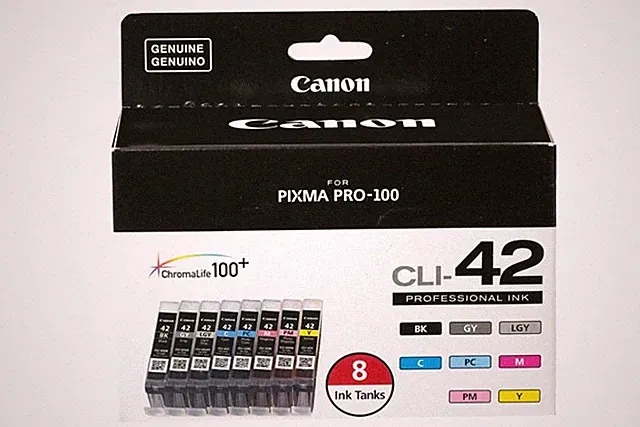 Canon 6384B007 CLI-42 Ink Cartridge Set Photo Black Cyan Magenta