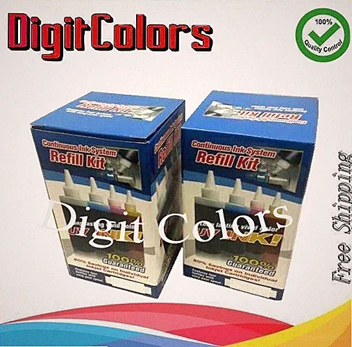 Digit Colors CIS Refill Ink (non-OEM) for R2400 CIS With Photo Black