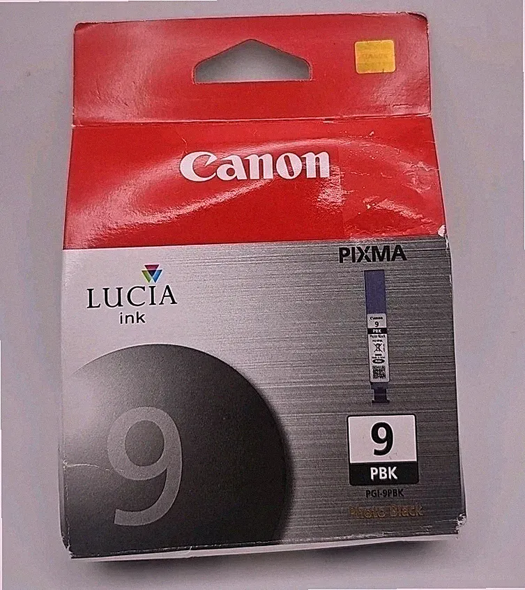 Genuine Canon PGI-9PBK Photo Black Inkjet Ink Cartridge OEM factory Sealed