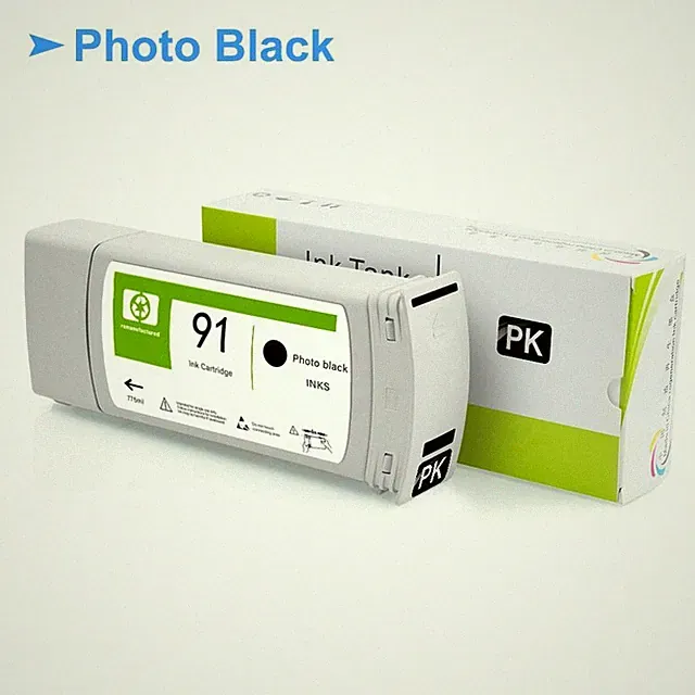 Hot Sale Ink Cartridge With Pigment Ink For HP91 For HP Designjet Z6100 Z6100ps