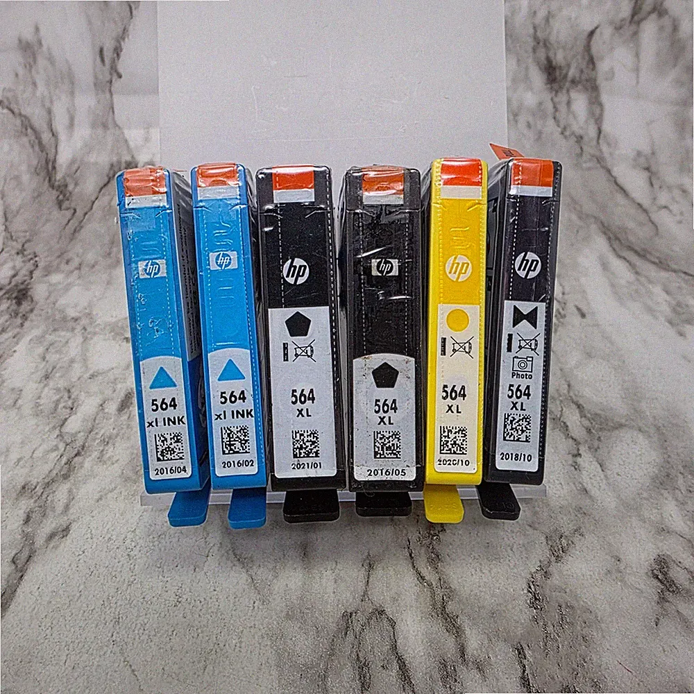 HP 564XL Cyan x2, Black x2, Yellow & Photo Printer Ink Cartridges