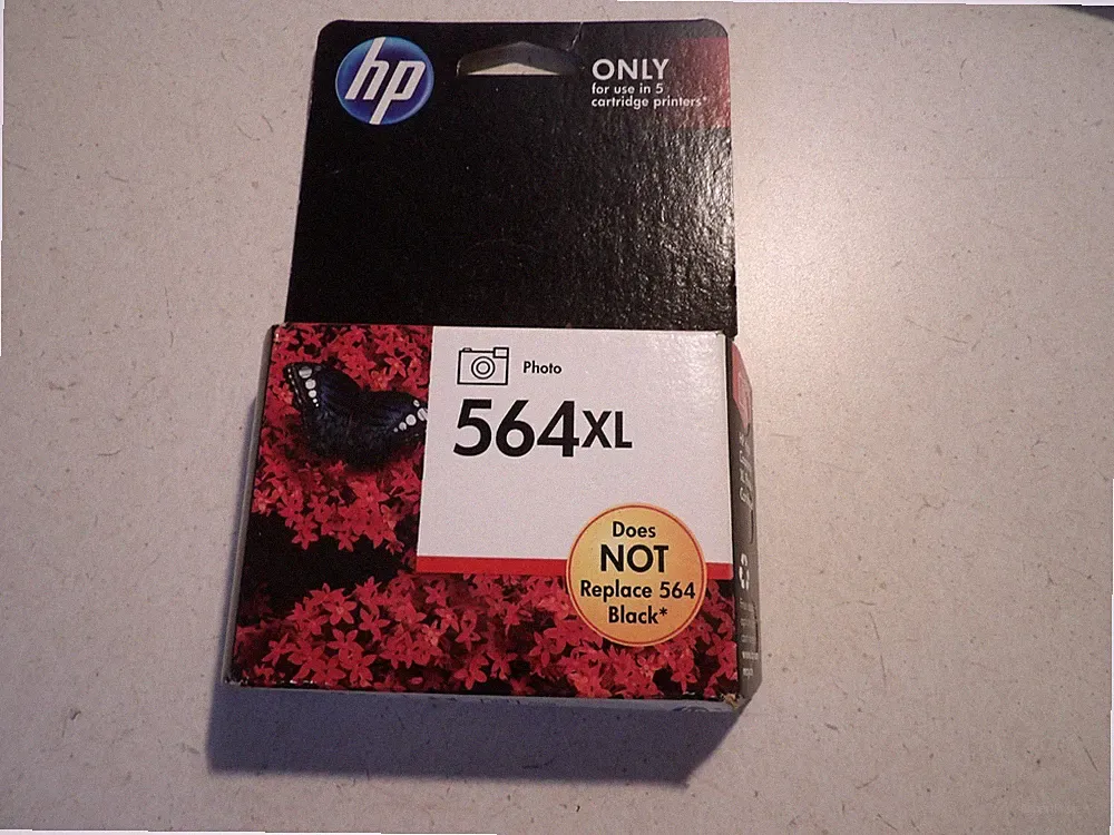 HP 564XL Photo Ink Cartridge (CB322WN#140) 2 Boxes