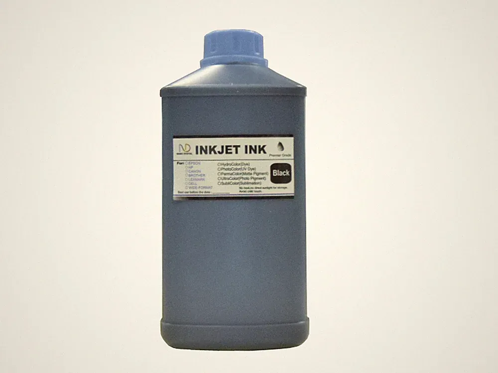 ND Non-Original Liter Black Pigment ink for T077 78 Stylus Photo R280 R380