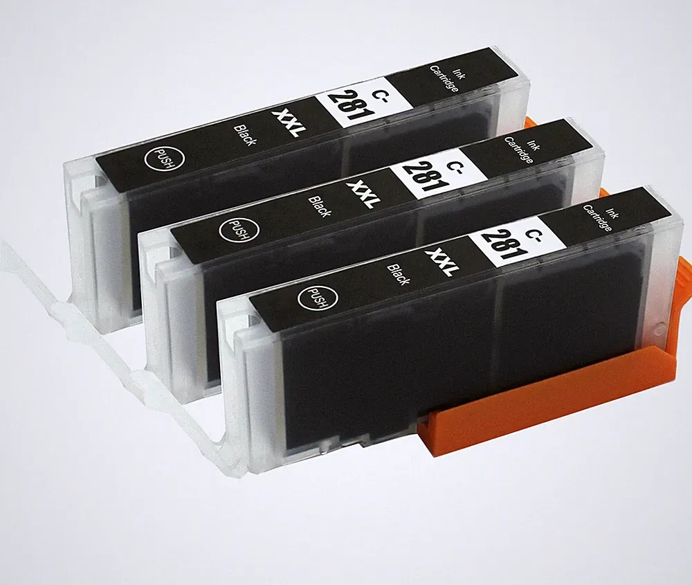 Photo BLACK Printer Ink for Canon CLI-281 XXL Pixma TR8620 TR8622 TS702 TS9521C