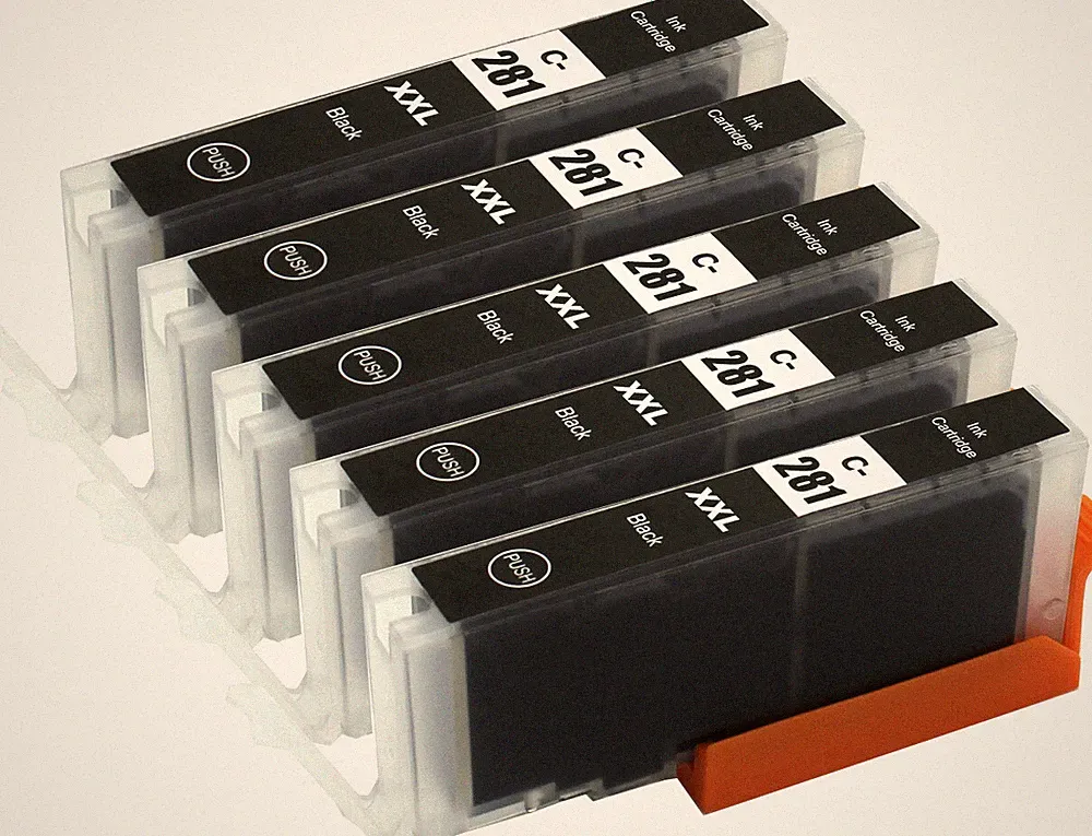 Photo BLACK Printer Ink for Canon CLI-281 XXL Pixma TS8322 TS8220 TS9120 TS8222